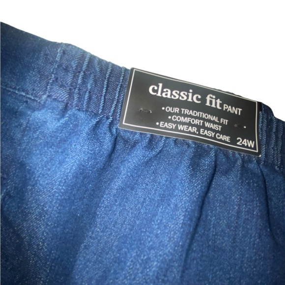 Women’s plus sz 24W nwt jeans 4x blouse plus size summer evening plus size denim - Picture 4 of 15